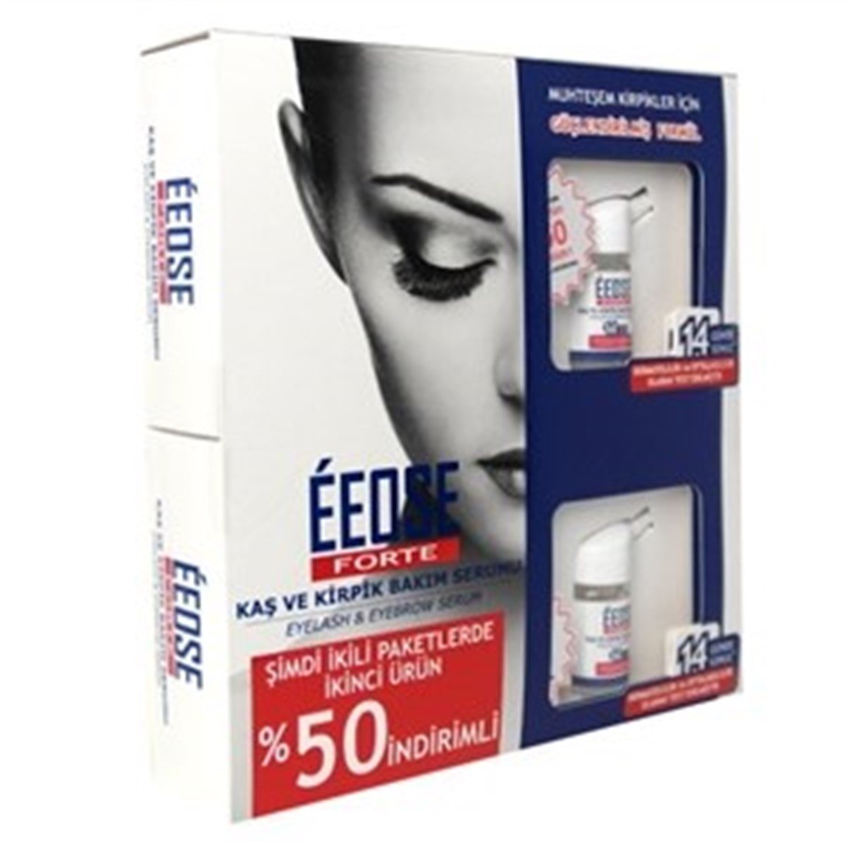 Eeose Forte Kas Kirpik Bakım Serumu Kofre