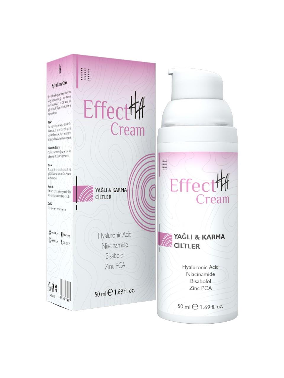 Effectha Yağlı & Karma Ciltler Anti-Aging Nemlendirici 50 ml-EffectHA