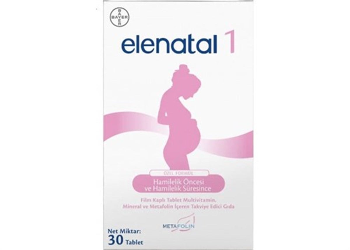 Elenatal 1 Takviye Edici Gıda 30 Tablet