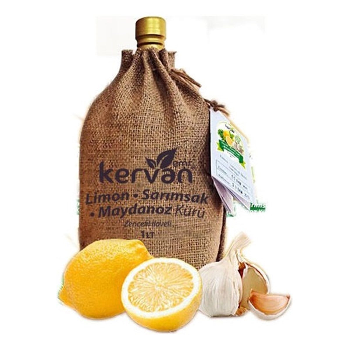 EMR Kervan Liman Sarımsak Maydanoz Kürü 1 Litre Zencefil İlaveli
