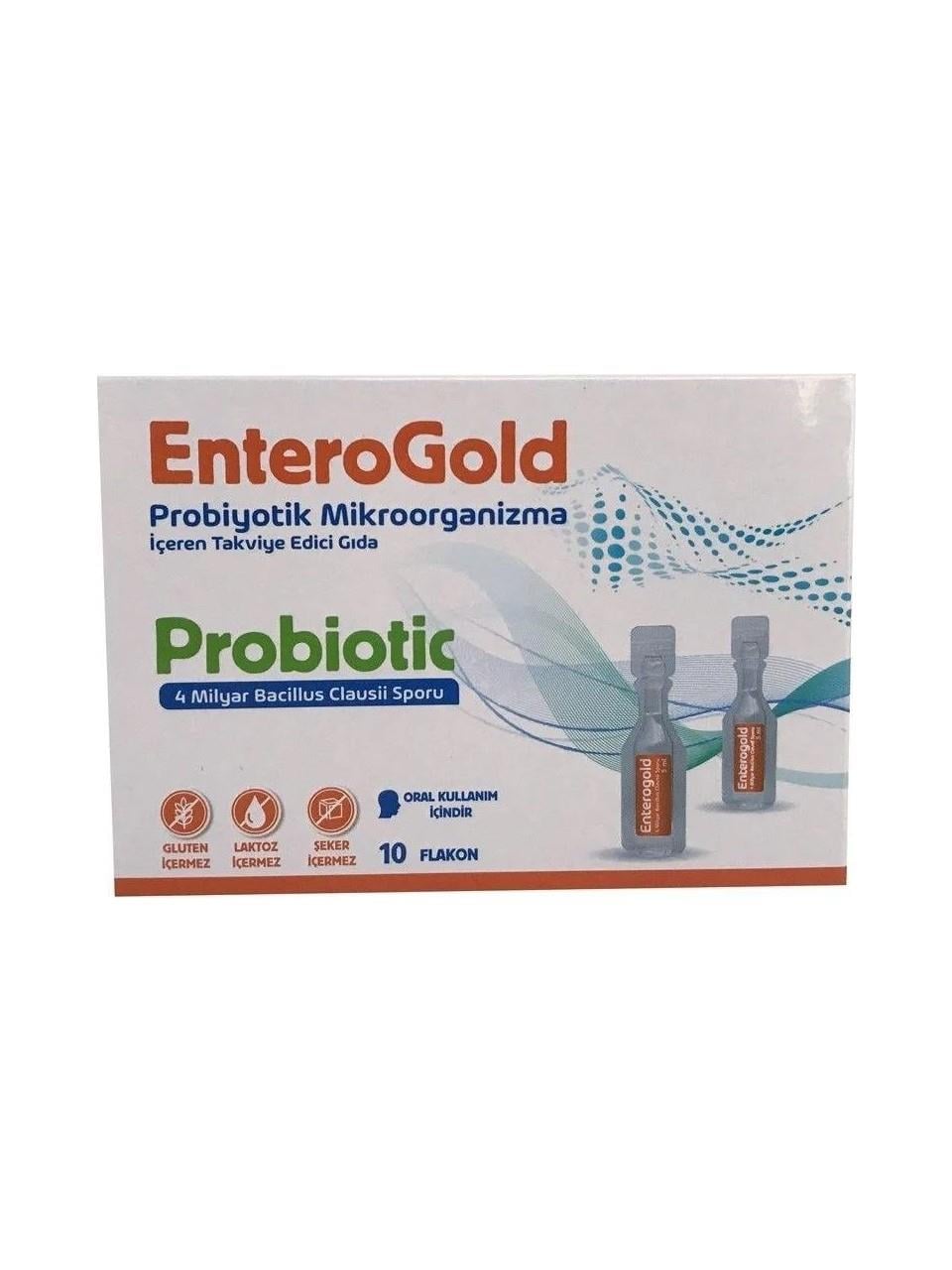 Enterogold Yetişkin Probiotic 4 Milyar 10 Flakon-Enterogold