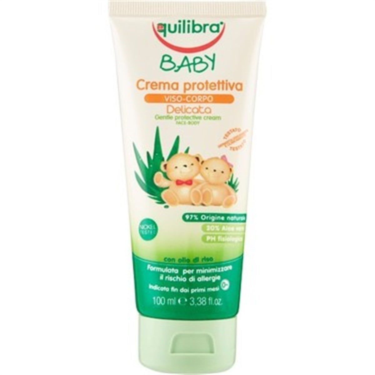 Equilibra Baby Protective Cream Yüz Vücut İçin Hassas Koruyucu Krem 100 Ml