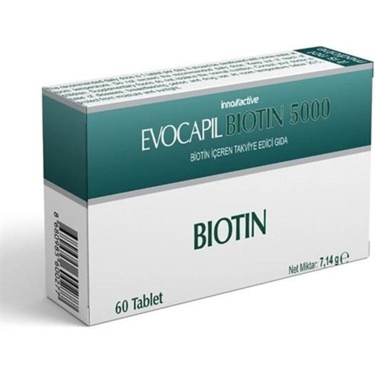 Evocapil Biotin 5000 mg 60 Tablet