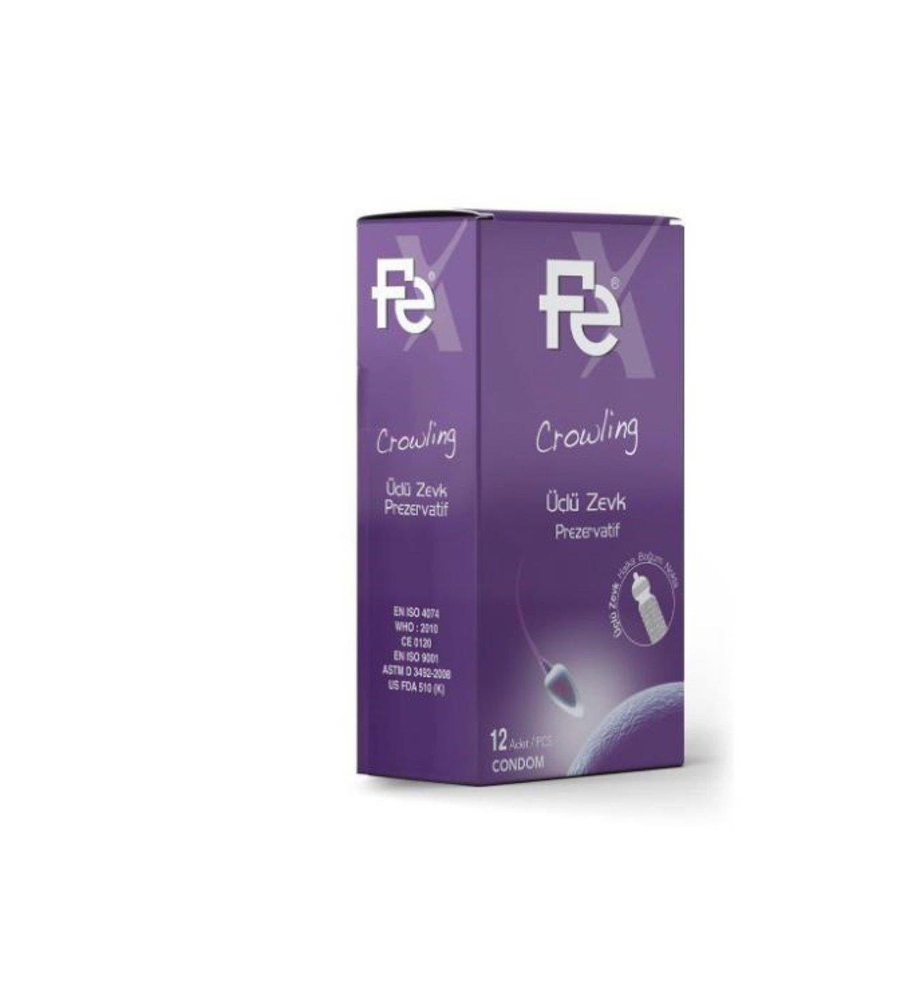 Fe Crowling Üçlü Zevk Prezervatif 12'li-Fe