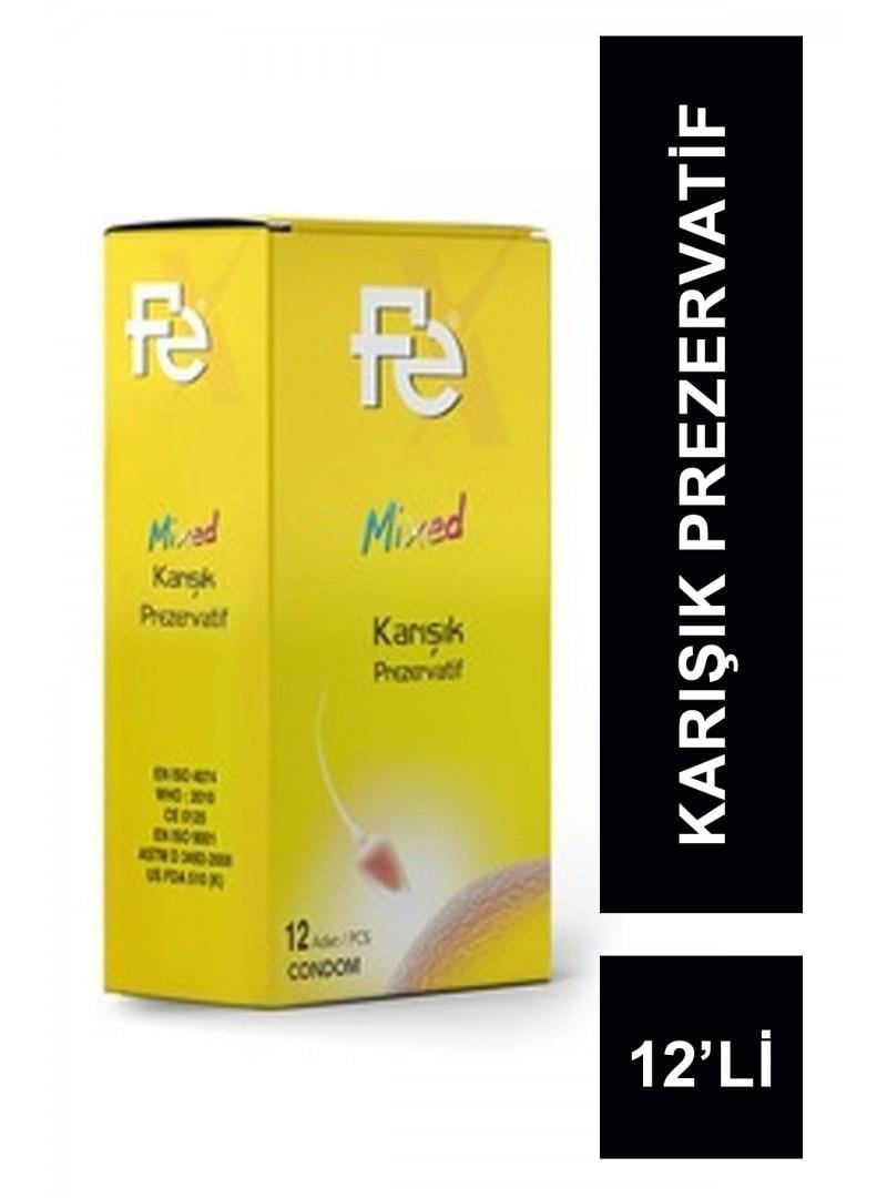 Fe Prezervatif Mixed Karışık 12'li-Fe