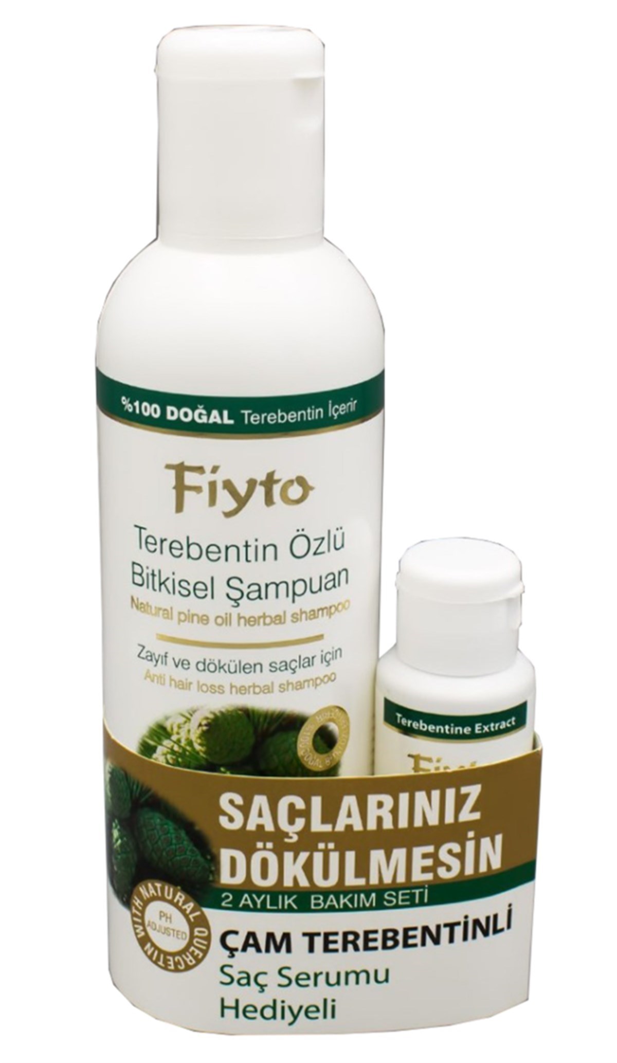 Fiyto Çam Terebentin Özlü Şampuan 500 ml Serum Hediyeli