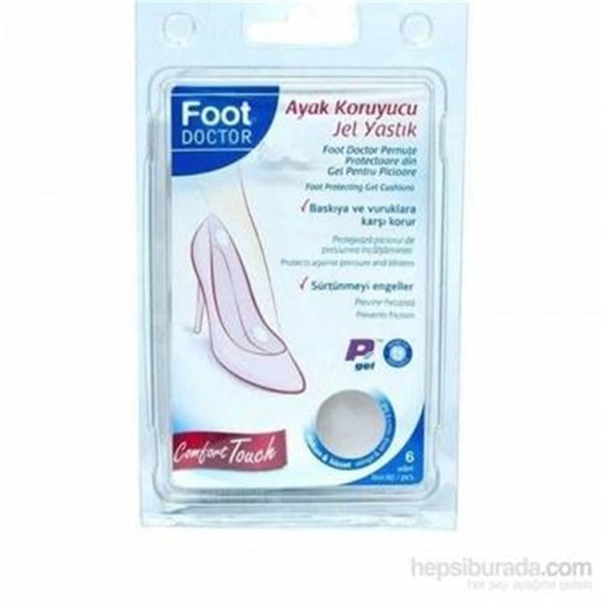 Foot Doctor Ayak Koruyucu Jel Yastık 6 Adet