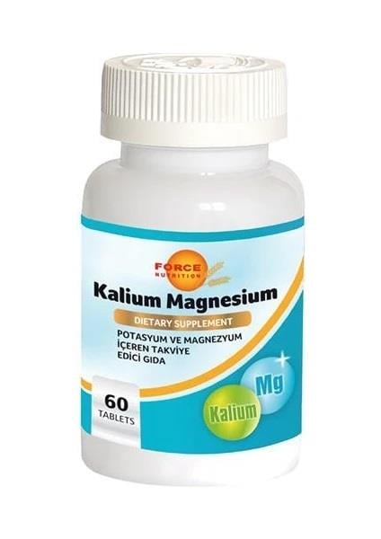 Force Nutrition Kalium Potasyum Magnesyum 60 Tablet-FORCE NUTRITION