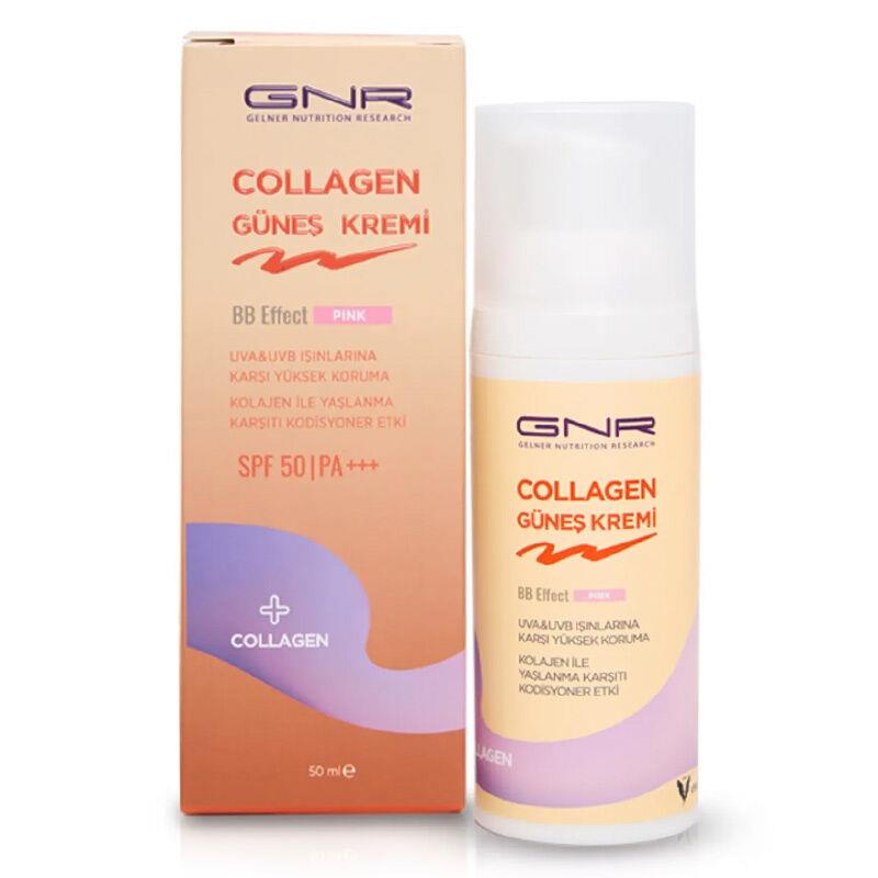 GNR Collagen Güneş Kremi BB Effect Pa+++ SPF50+ 50 ml-GNR COLLAGEN