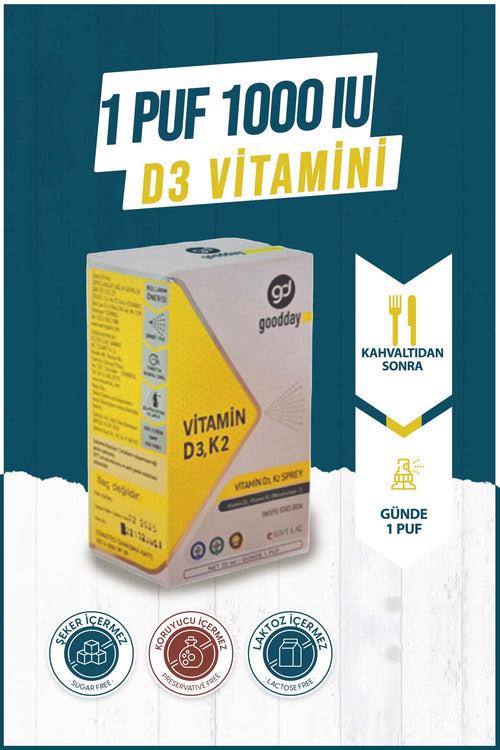 Goodday Vitamin D3K2 Sprey 20 mL-GOODDAY