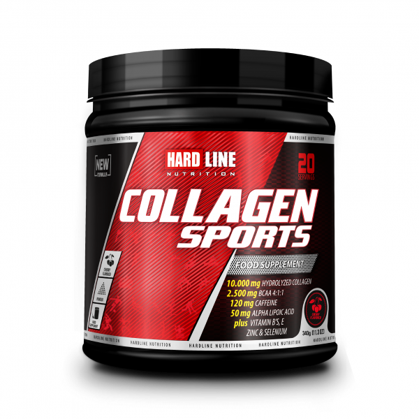 Hardline Nutrition Collagen Sports 340 gr - Vişne-HARDLINE