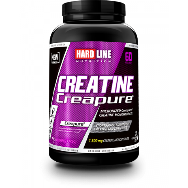 Hardline Nutrition Creapure 1300 mg 120 Kapsül-HARDLINE