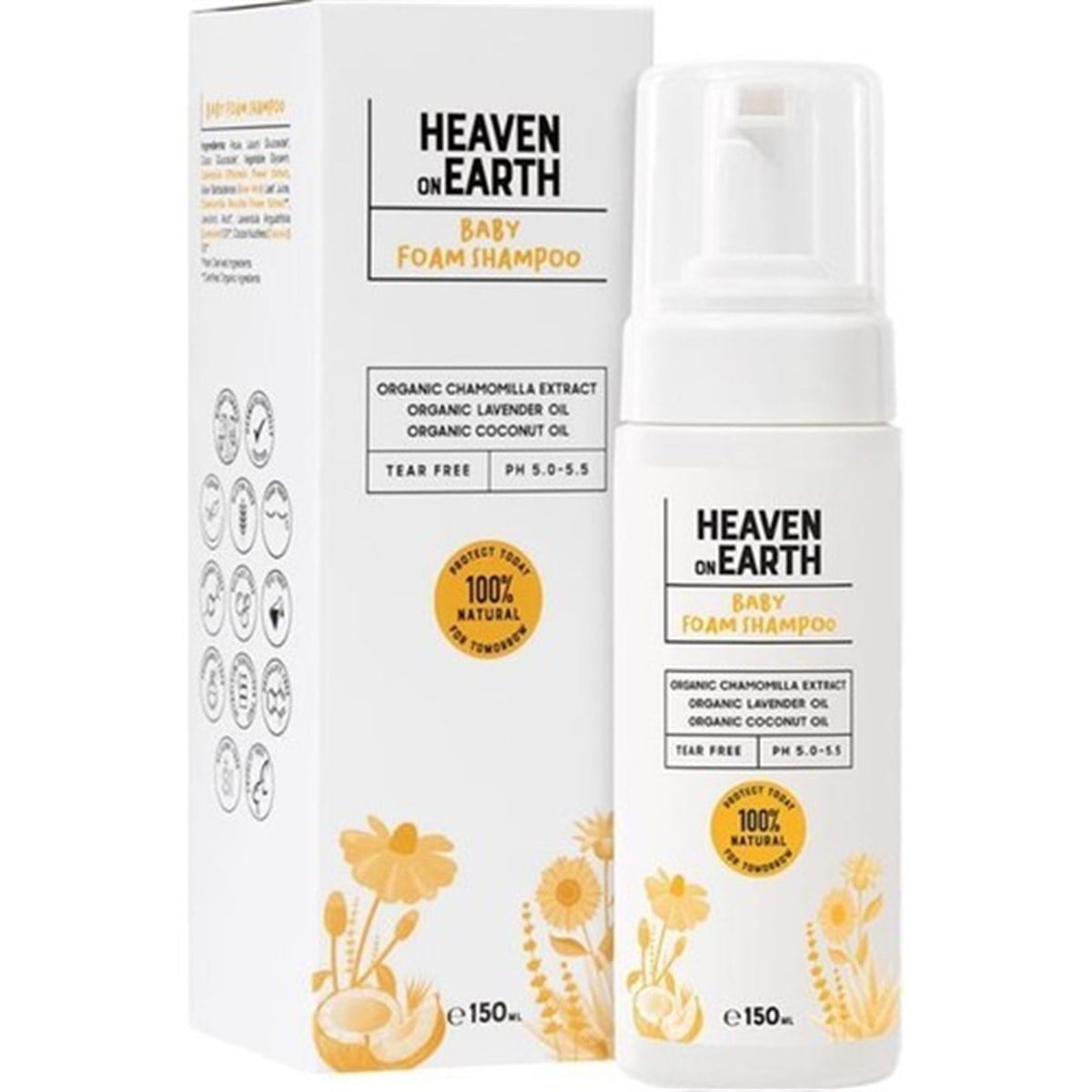 Heaven On Earth Bebek Köpük Şampuanı 150 ml