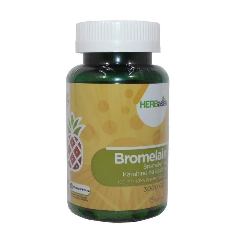 Herbasist Bromelain 60 Kapsül-Herbasist