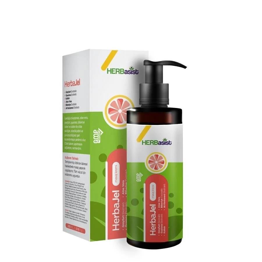 Herbasist Herbajel Masaj Kremi 200 ml-Herbasist