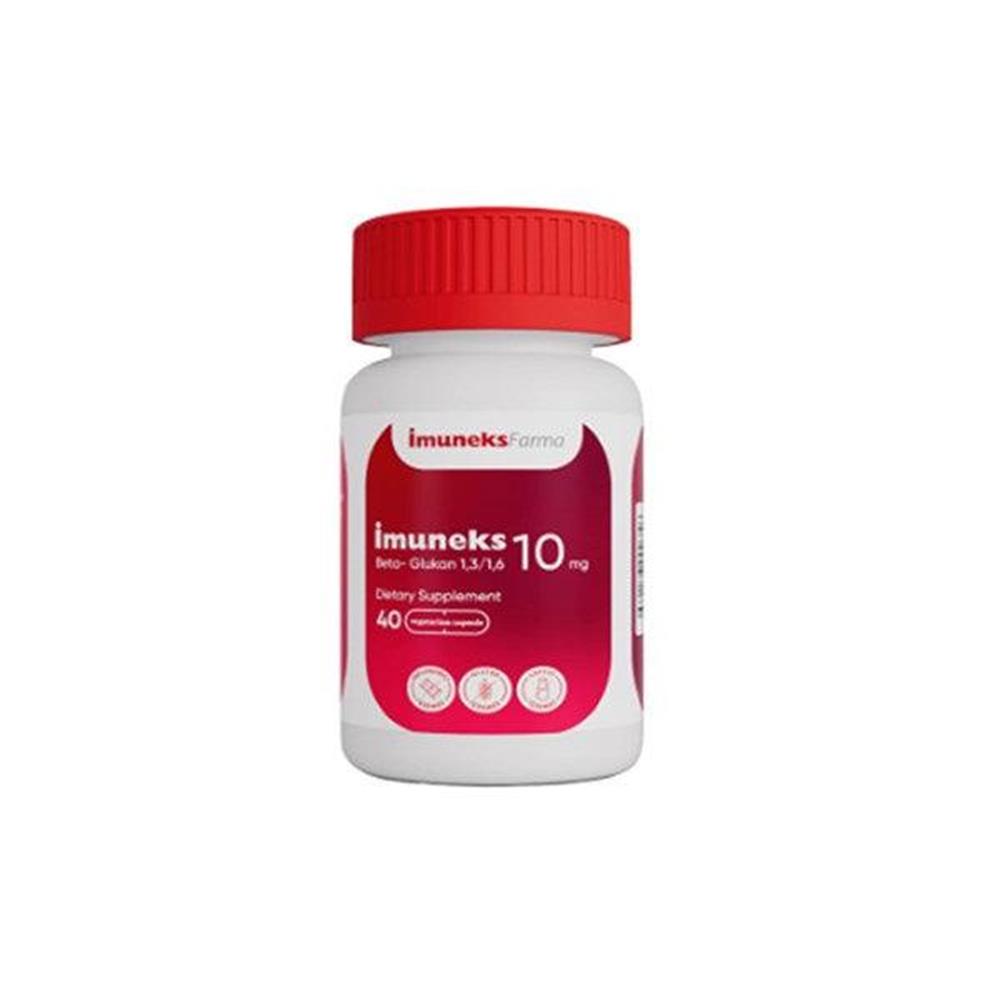 İmuneks Beta Glukan (1/3, 1/6) İçeren 10 mg 40 Kapsül-İmuneksfarma