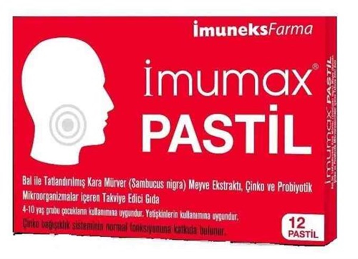 İmuneks İmumax Pastil 12 Adet