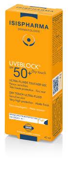 Isis Pharma Uveblock SPF 50+ Dry Touch Ultra Fluid 40 ml - Light-Isis Pharma