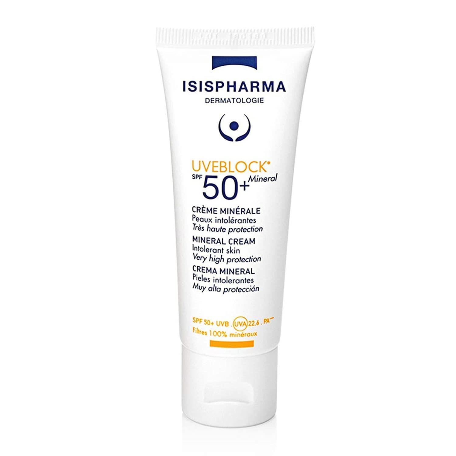 Isis Pharma Uveblock SPF 50+ Mineral Cream 40 ml-Isis Pharma