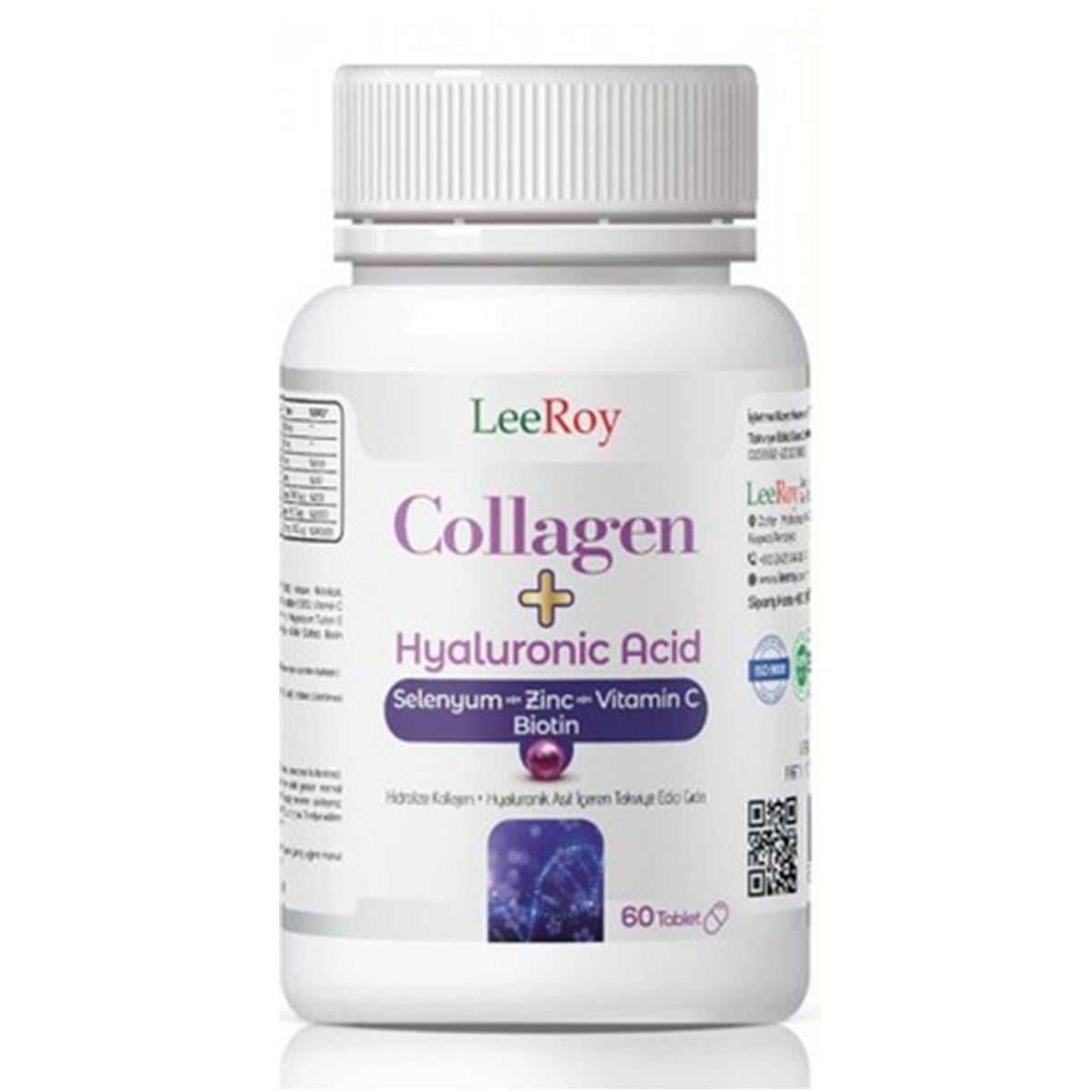 Leeroy Collagen Hyaluronic Acid 60 Tablet-LeeRoy
