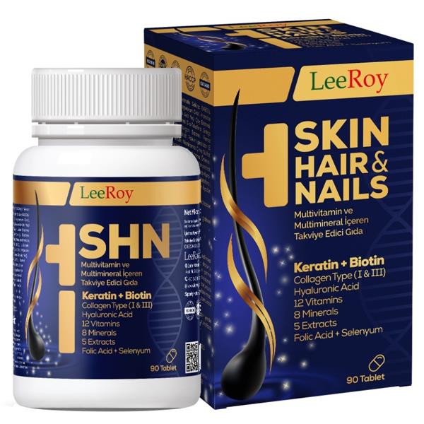 Leeroy Skin & Hair & Nails 90 Tablet-LeeRoy