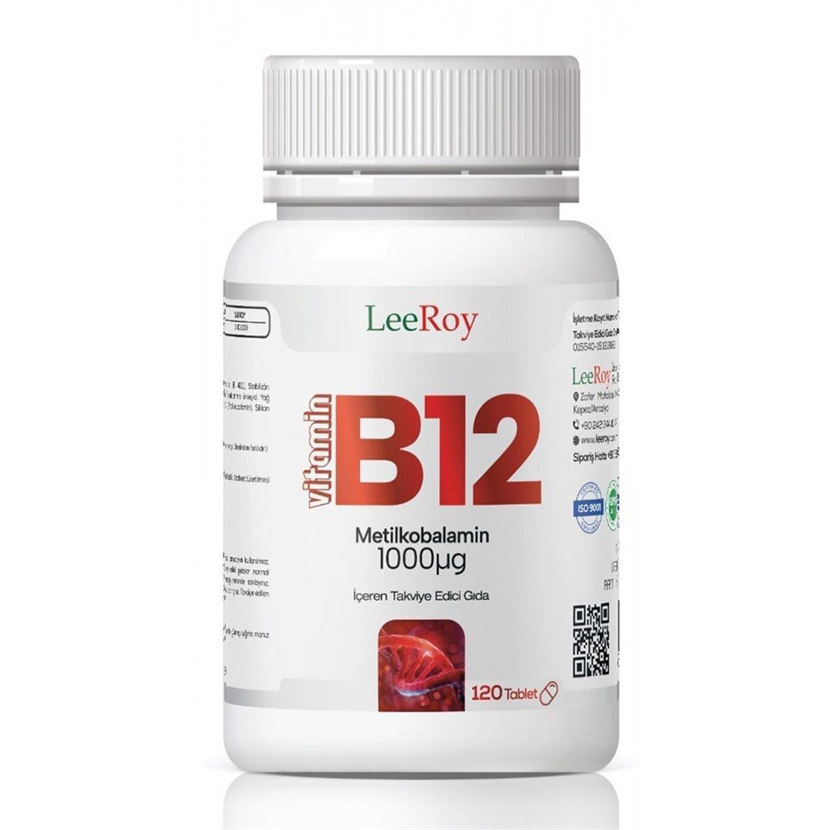 Leeroy Vitamin B12 120 Tablet-LeeRoy