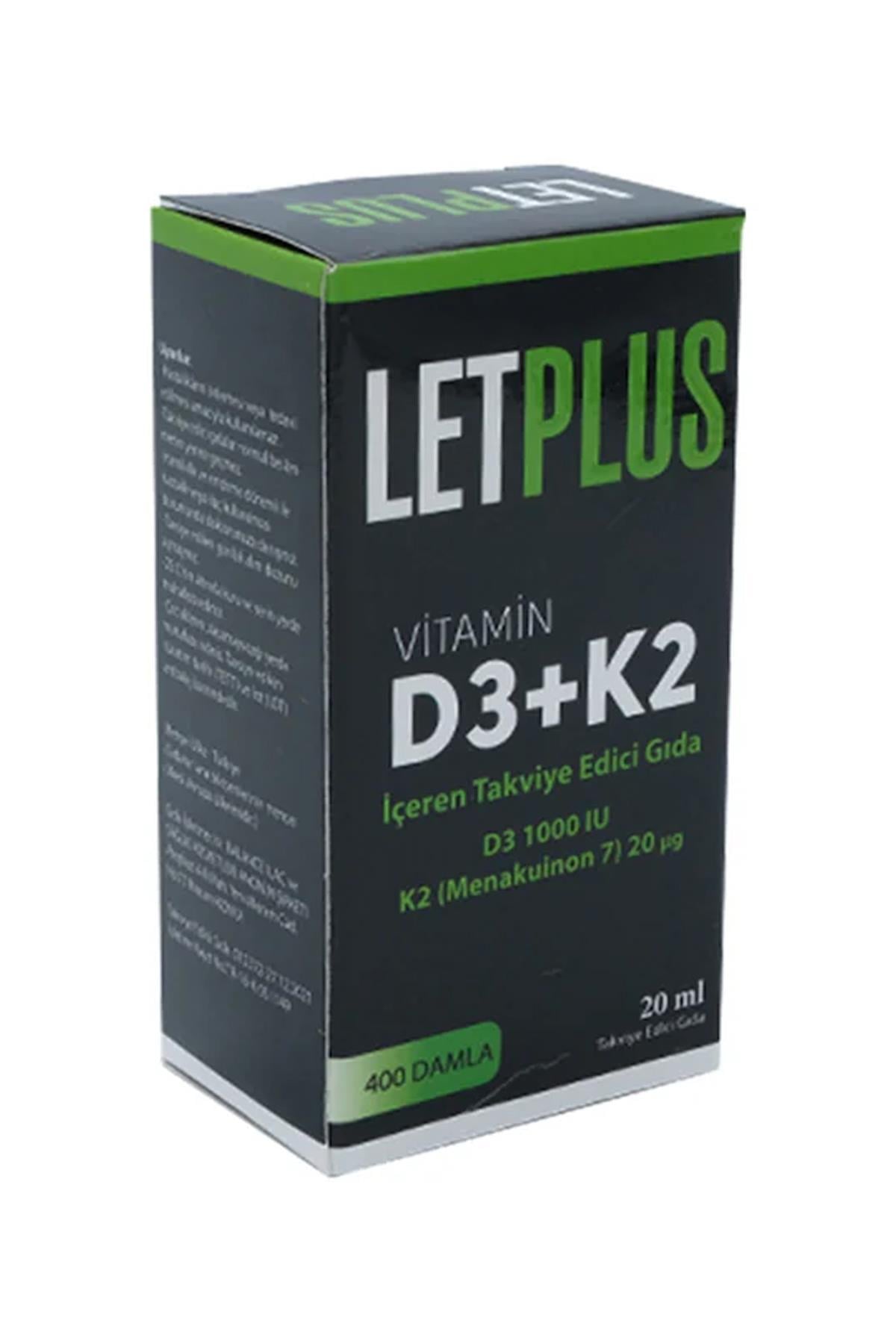 Letplus Vitamin D3K2 20 ml-Letplus