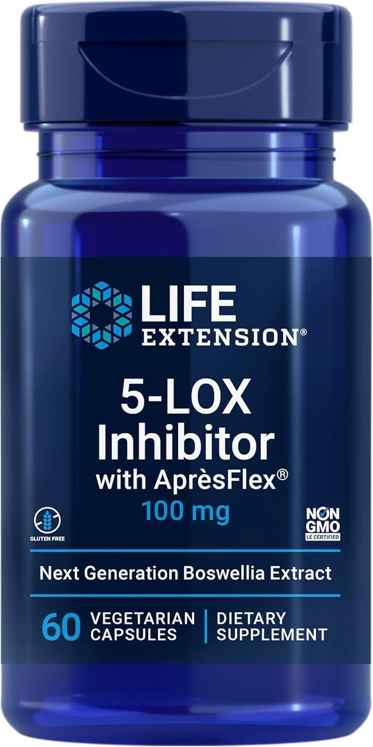 Life Extension 5-Lox Inhibitor With Apresflex 100 mg 60 Vegetarian Capsules-Life Extension