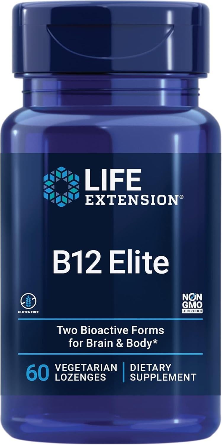 Life Extension B12 Elite 60 Pastil-Life Extension