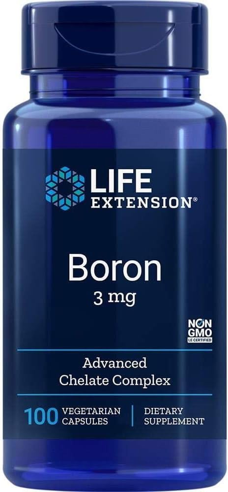 Life Extension Boron 3 mg 100 Vegetarian Capsules-Life Extension