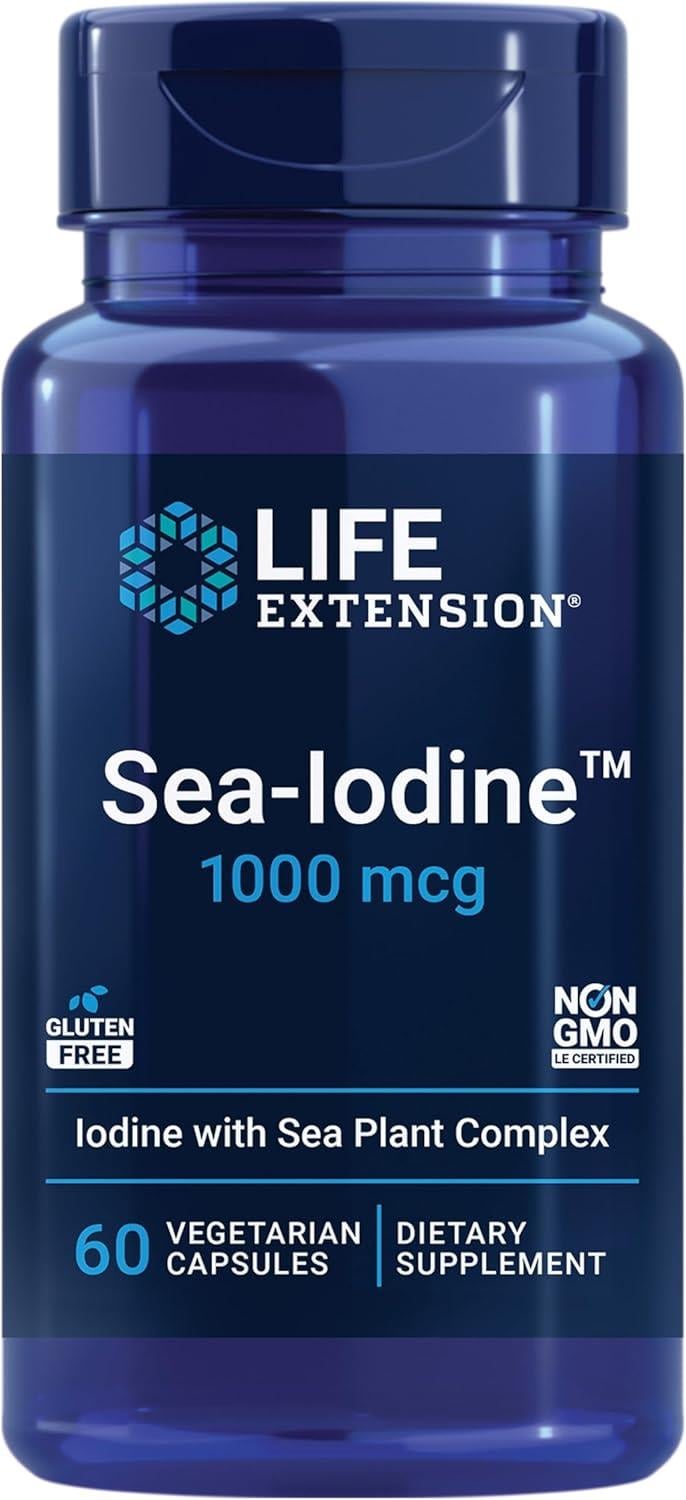 Life Extension Sea-Iodine 1000 mcg 60 Veggie Kapsül-Life Extension
