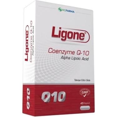 Ligone Coenzyme Q10 45 Kapsül ( Coenzyme Q-10 ve Alpha Lipoic Acid İçeren Takviye Edici Gıda )-RCfarma