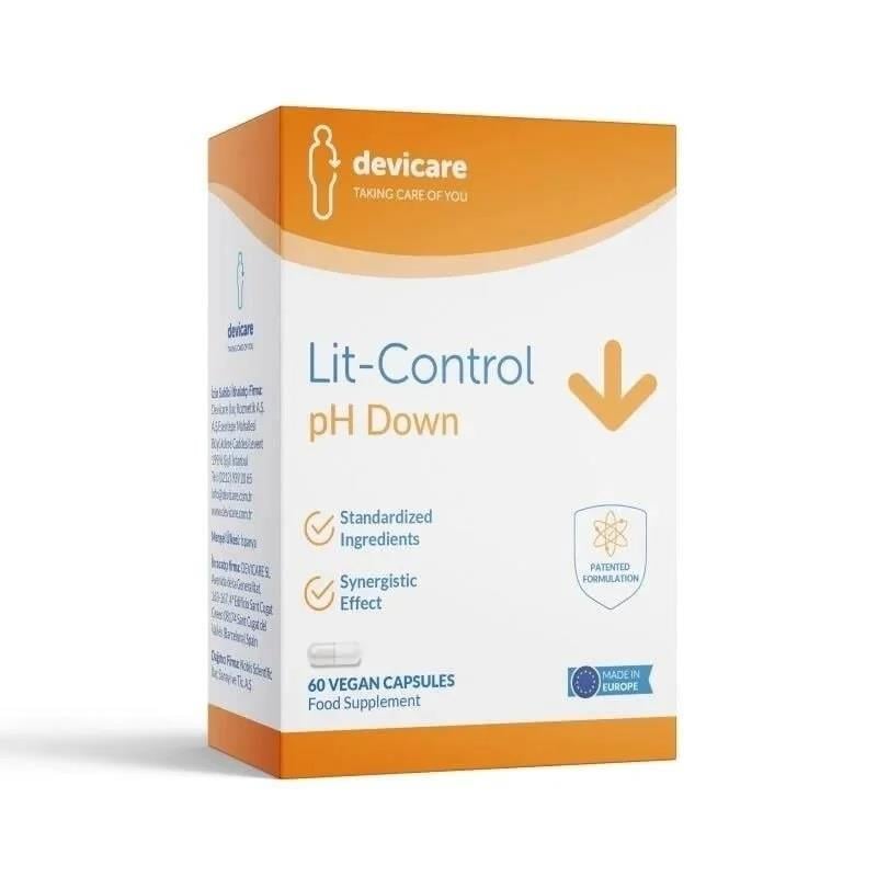 Lit-Control PH Down 60 Kapsül-Lit-Control