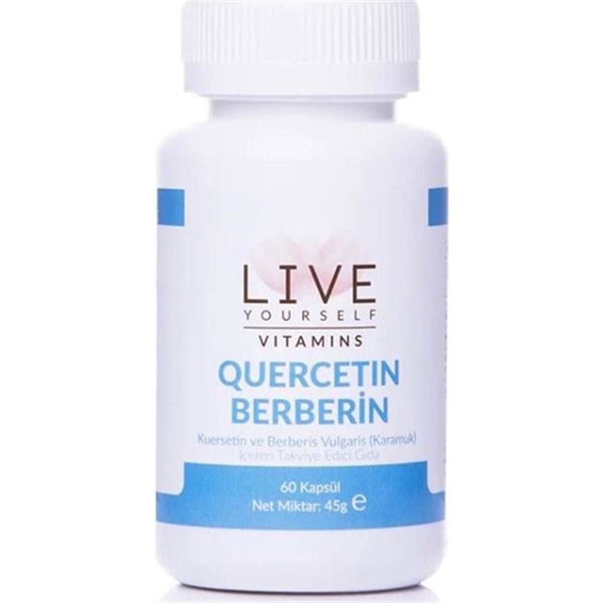 Live Yourself Vitamins Quercetin Berberin 60 Kapsül
