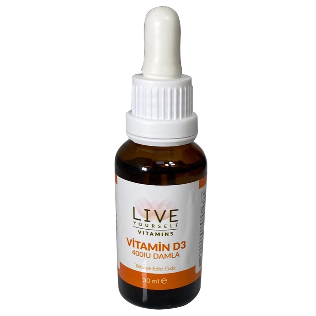 Live Yourself Vitamins Vitamin D3 400 IU Damla 30 ml