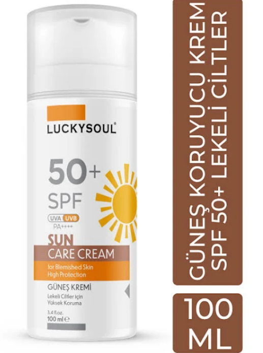 Luckysoul Lekeli Ciltler Güneş Kremi SPF50+ 100 ml-LUCKYSOUL