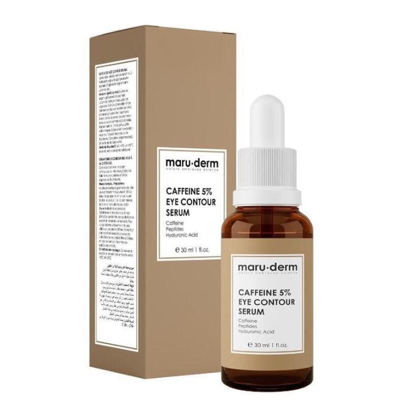 Maruderm Caffeine %5 + Peptides + Hyalüronik Asit Göz Çevresi Serumu 30 ml-Maruderm