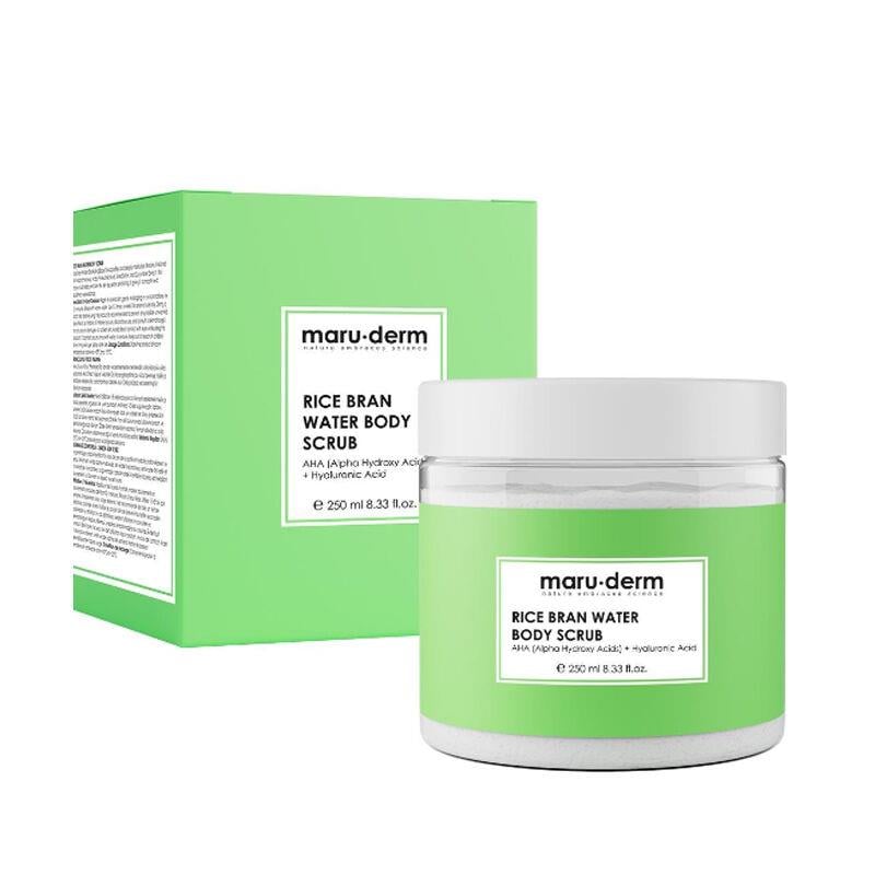 Maruderm Pirinç Suyu Vücut Peelingi AHA + Hyaluronik Asit 250 ml-Maruderm
