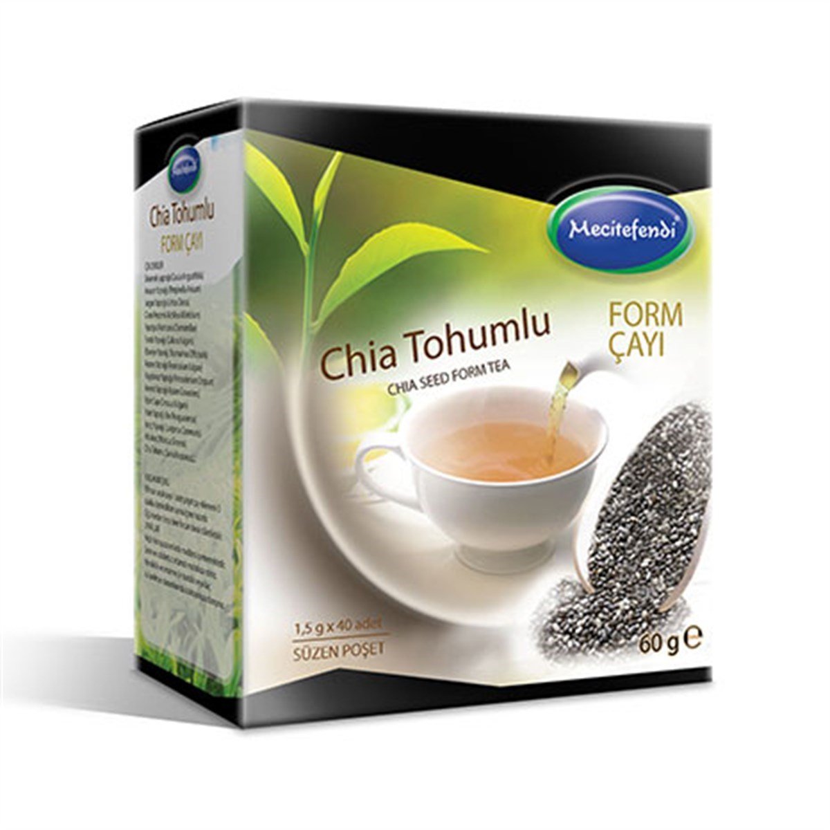 Mecitefendi Chıa Tohumu Çayı Süzen Poşet 40Lı