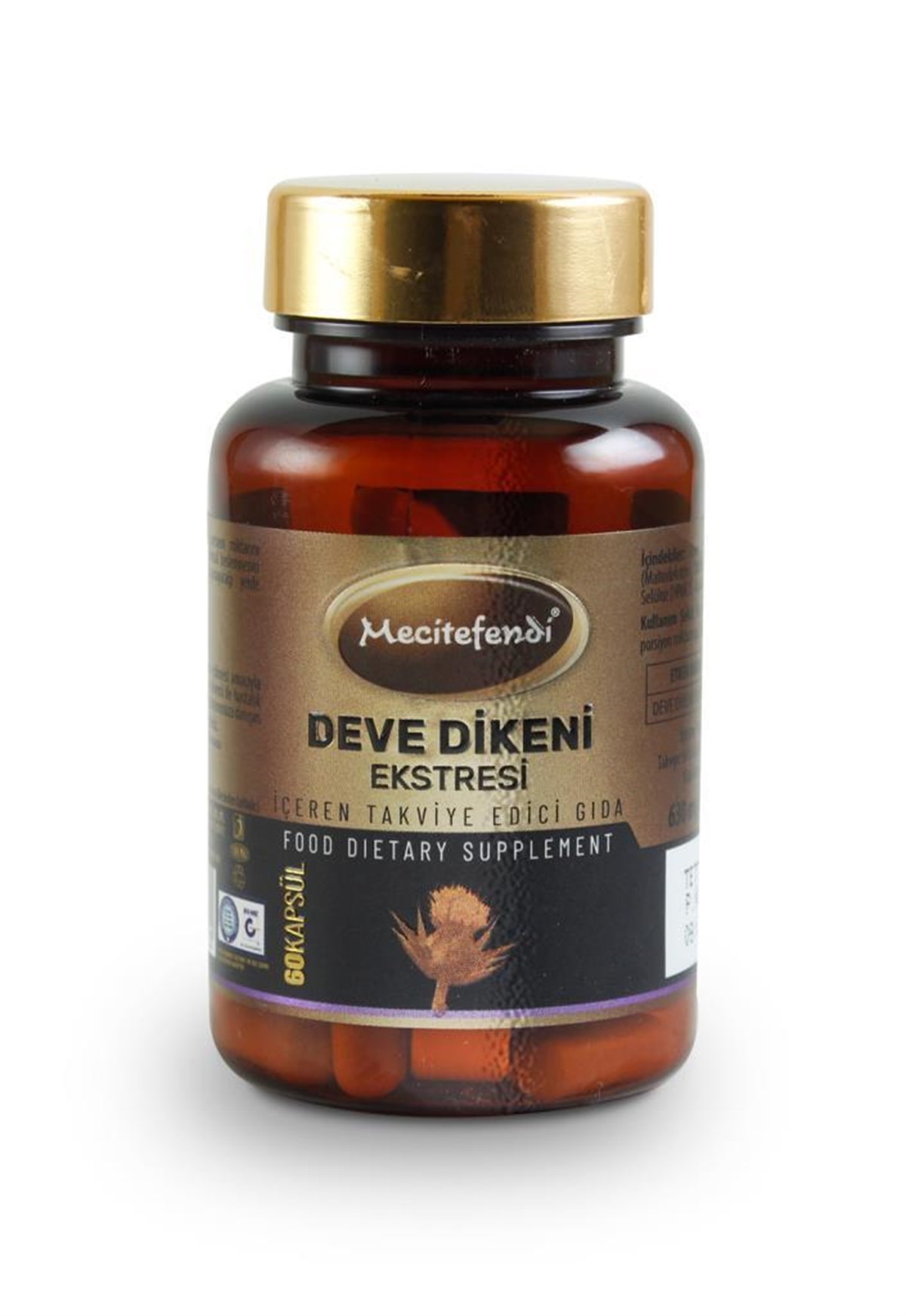 Mecitefendi Deve Dikeni Ekstresi 40 Kapsül 650 Mg