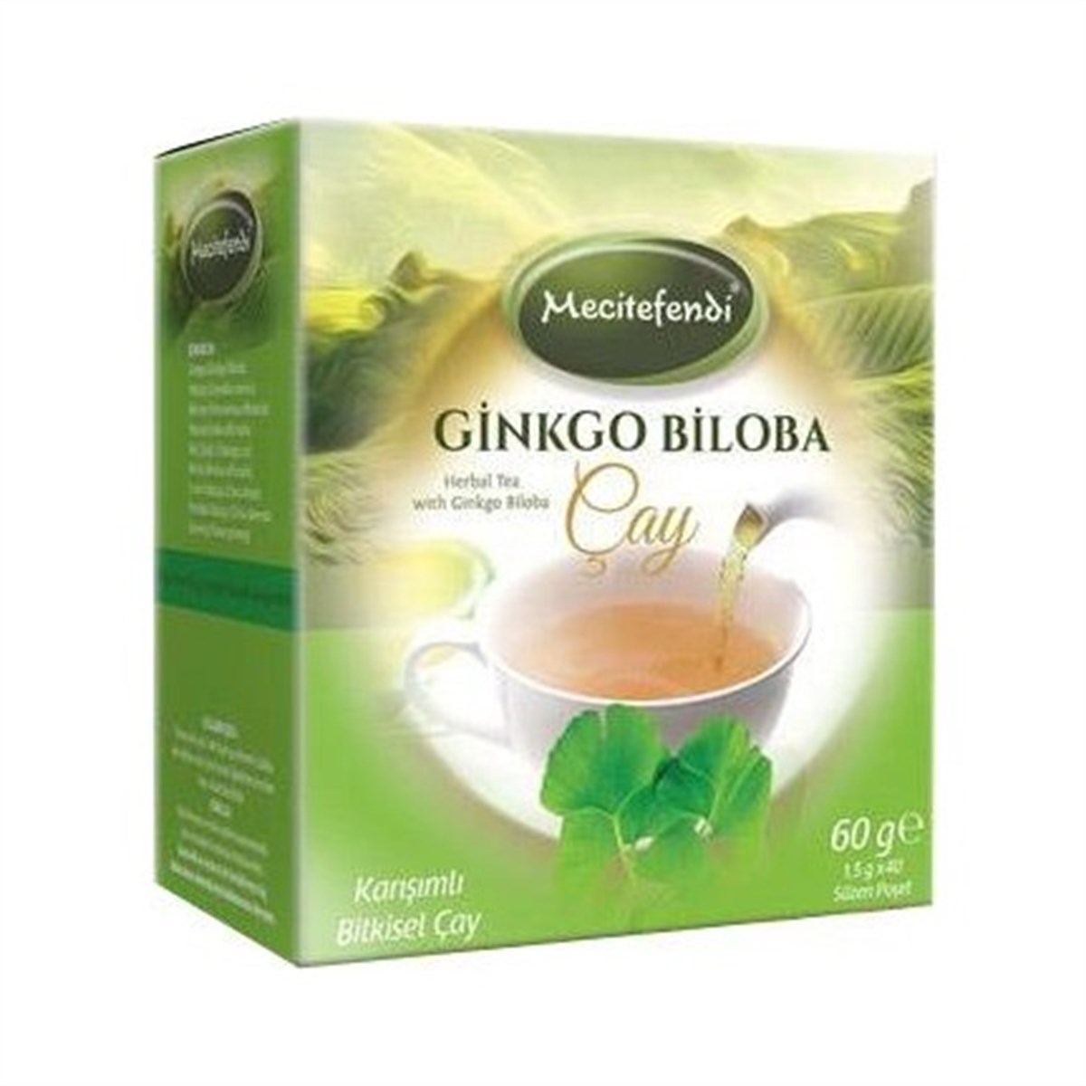 Mecitefendi Ginkgo Biloba Çay Süzen Poşet 40Lı
