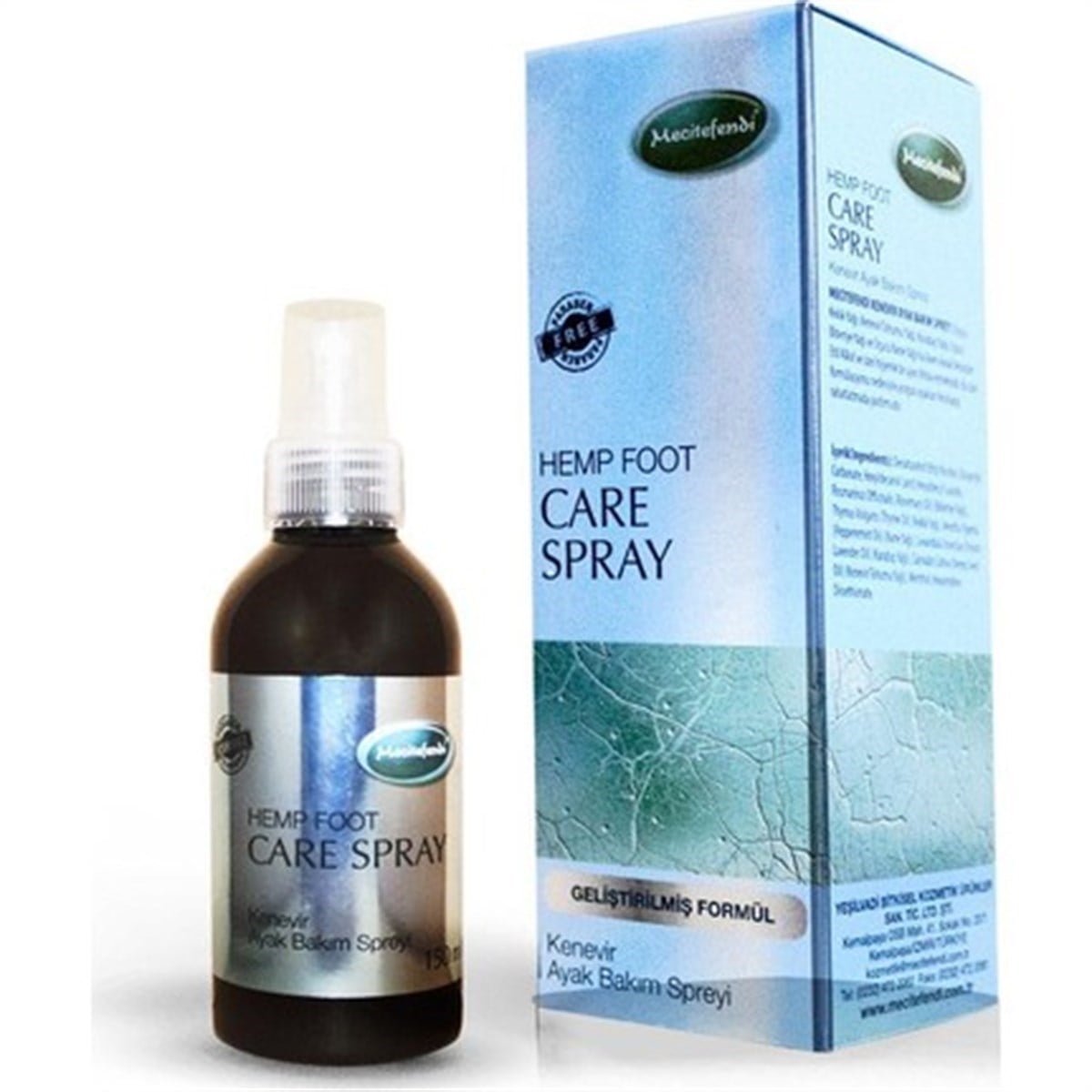 Mecitefendi Kenevir Ayak Bakım Spreyi 150 Ml