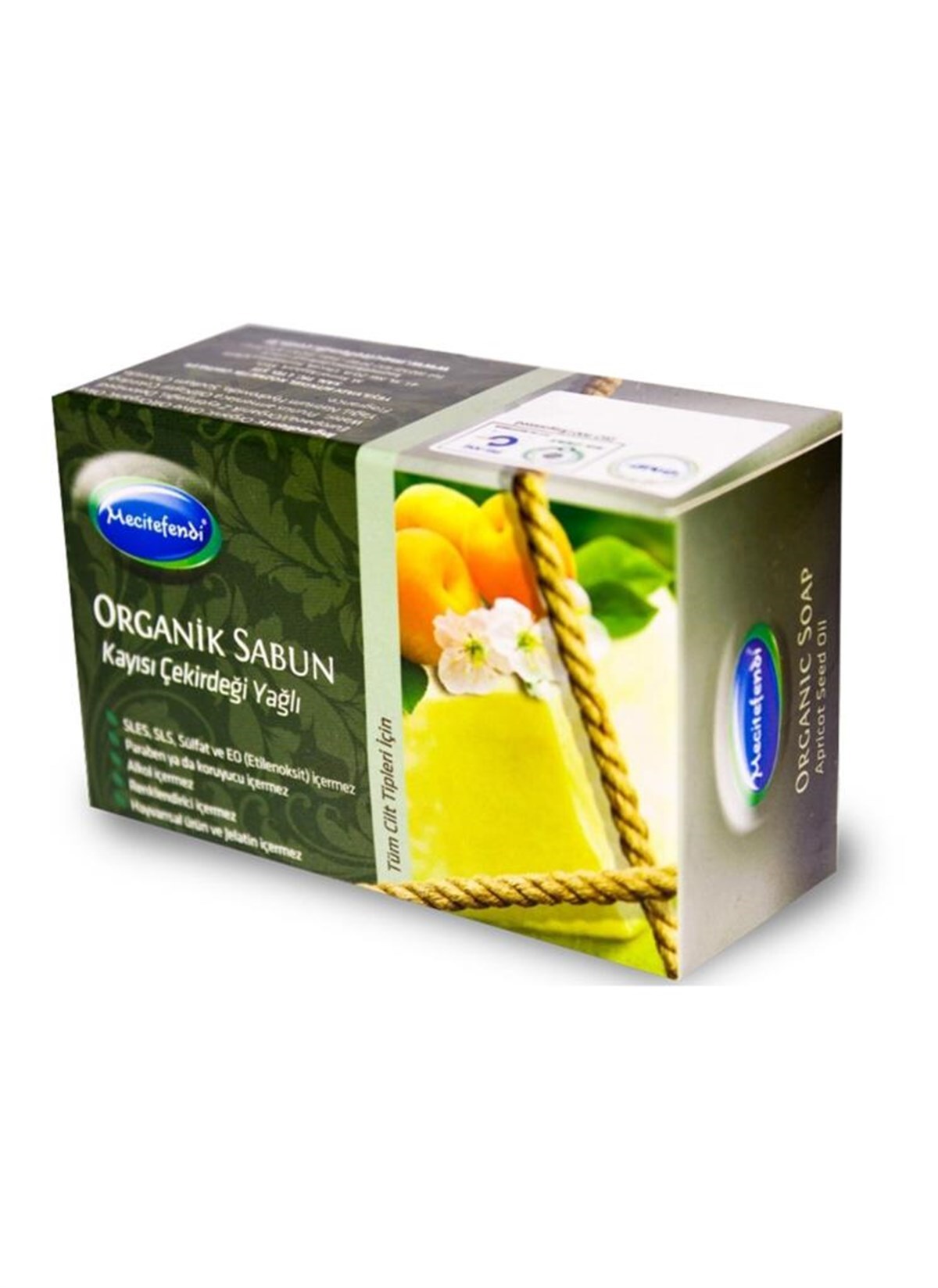 Mecitefendi Organik Kayısı Çekirdeği Yağlı Sabunu 125 Gr