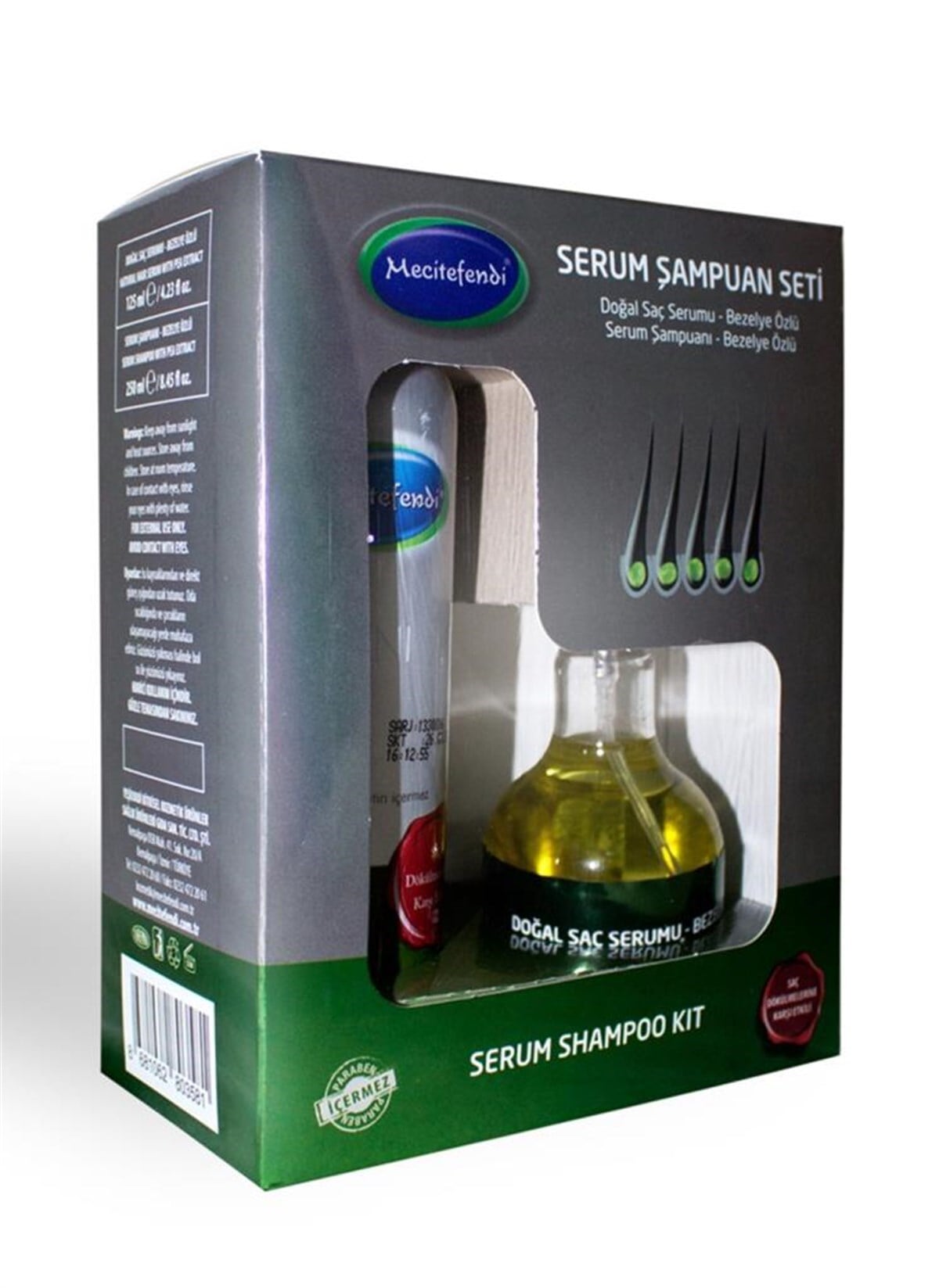 Mecitefendi Serum Şampuan Seti 125 Ml + 250 Ml