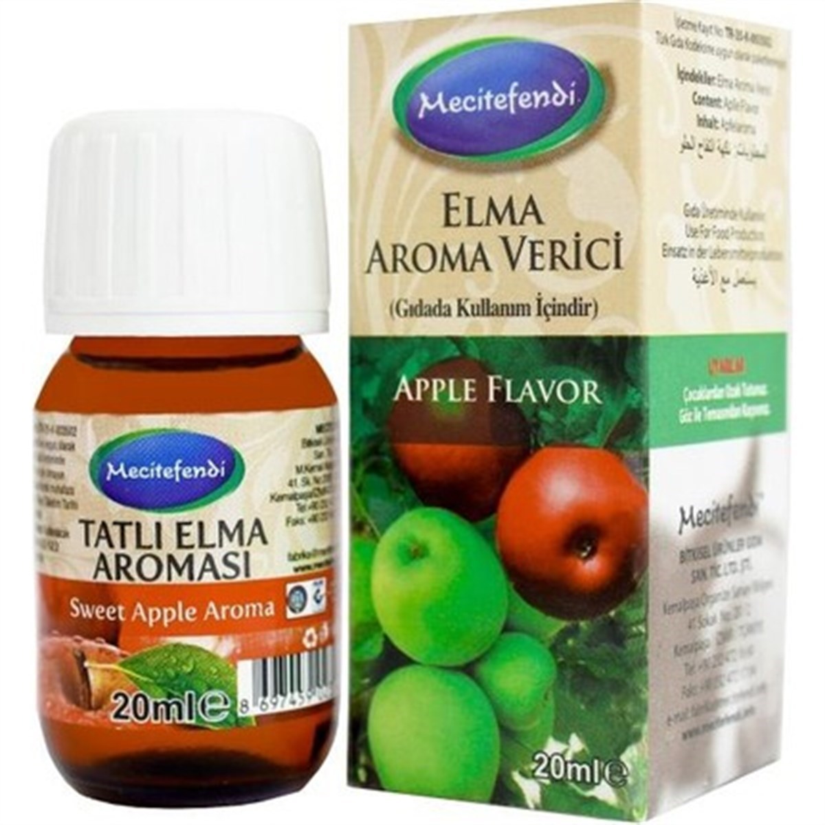 Mecitefendi Tatlı Elma Aroması 20 Ml