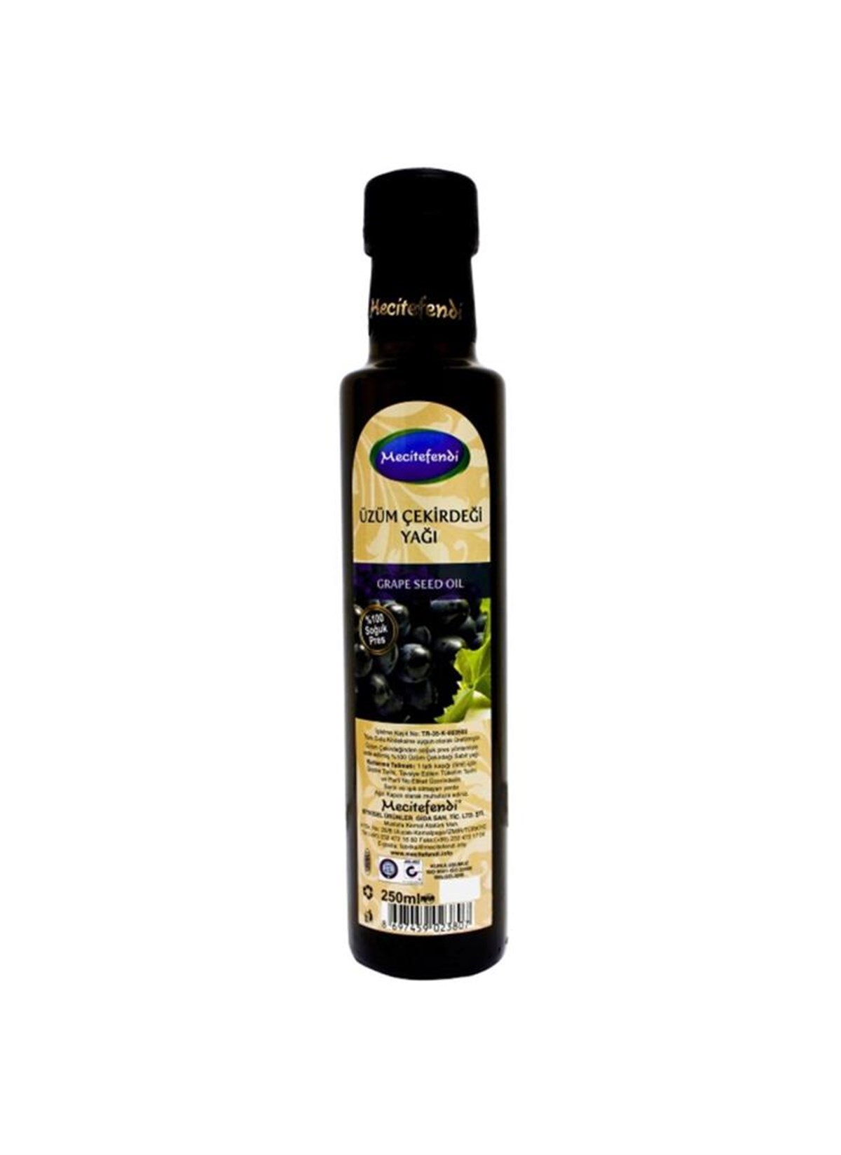 Mecitefendi Üzüm Çekirdeği Yağı 250 Ml