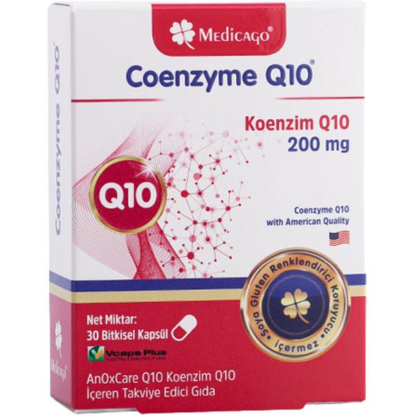Medicago Coenzyme Q10 200 mg 30 Kapsül -MEDİCAGO