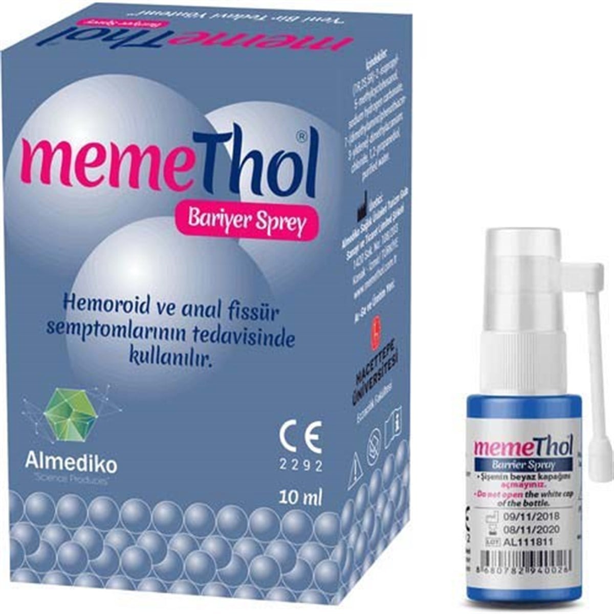 Memethol Bariyer Sprey 10 Ml