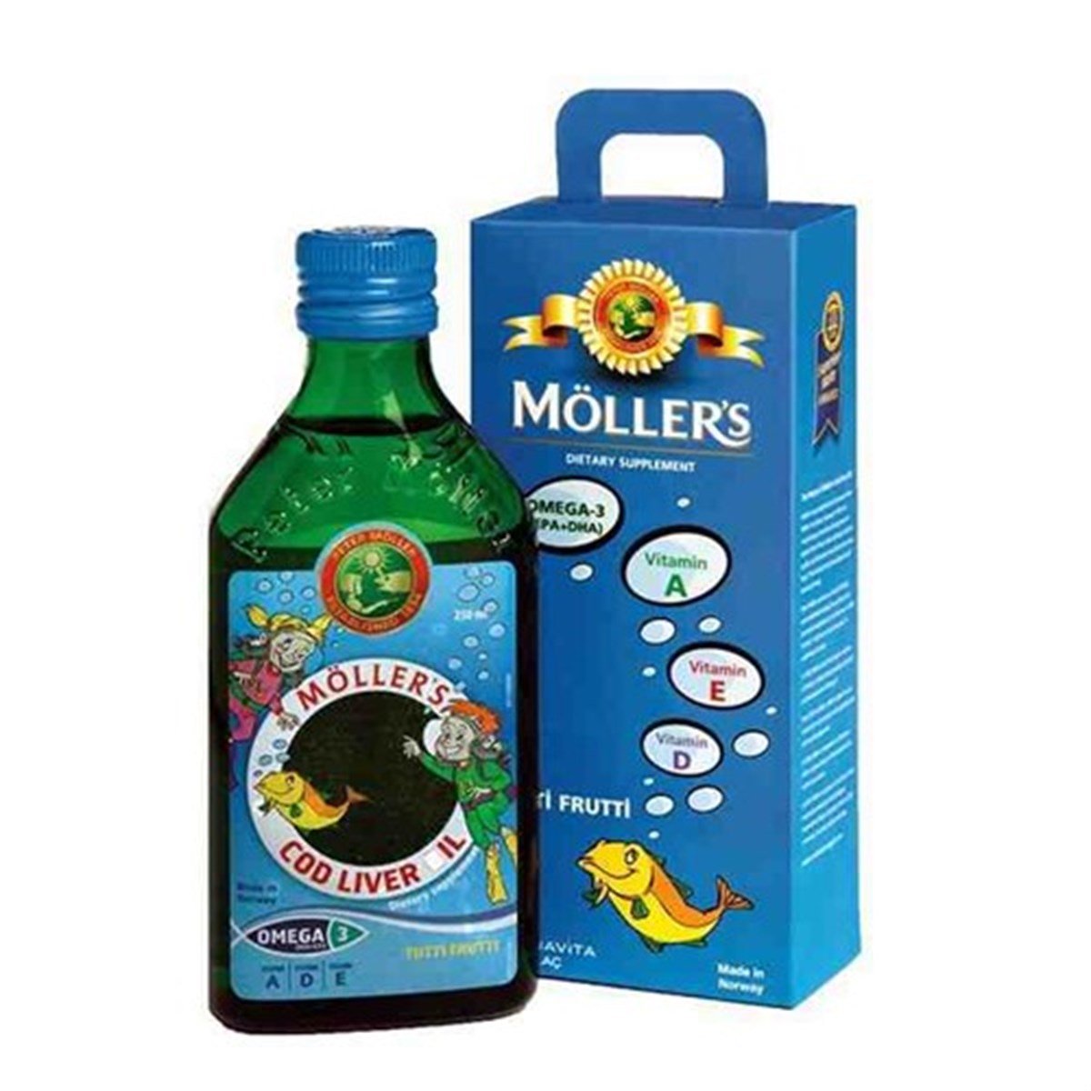 Möllers Tutti Frutti Balık Yağı Şurubu 250 Ml