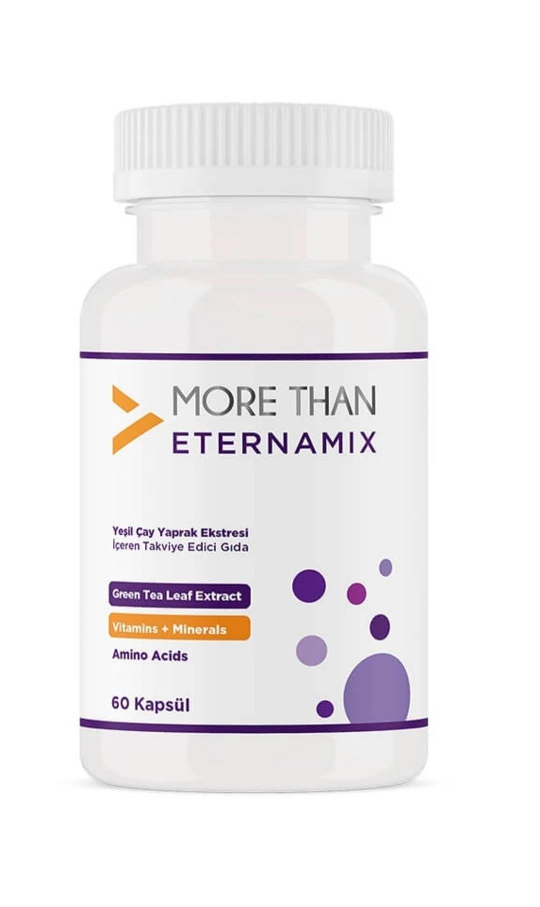 More Than Eternamix Yeşil Çay Yaprak Ekstresi 60 Kapsül-More Than